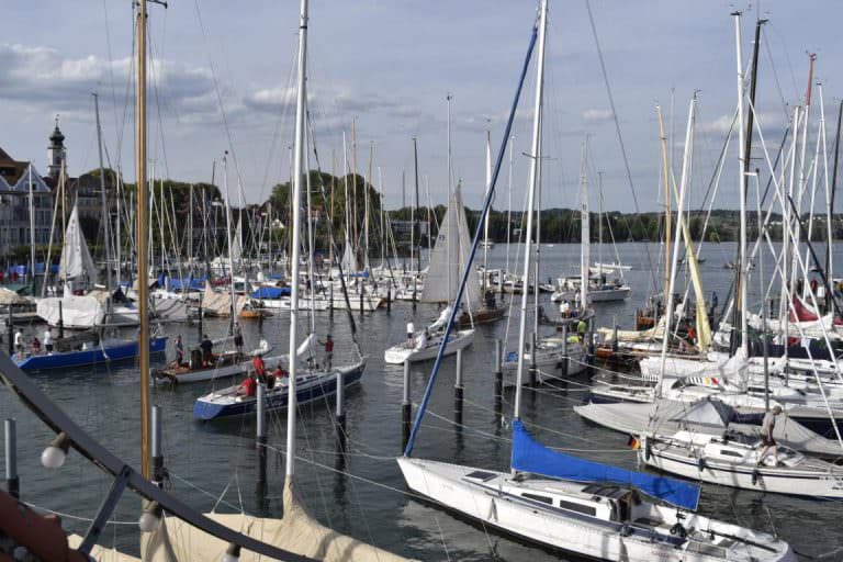 Auslaufen der Boote RUND UM 2017 Foto: Simon Müller