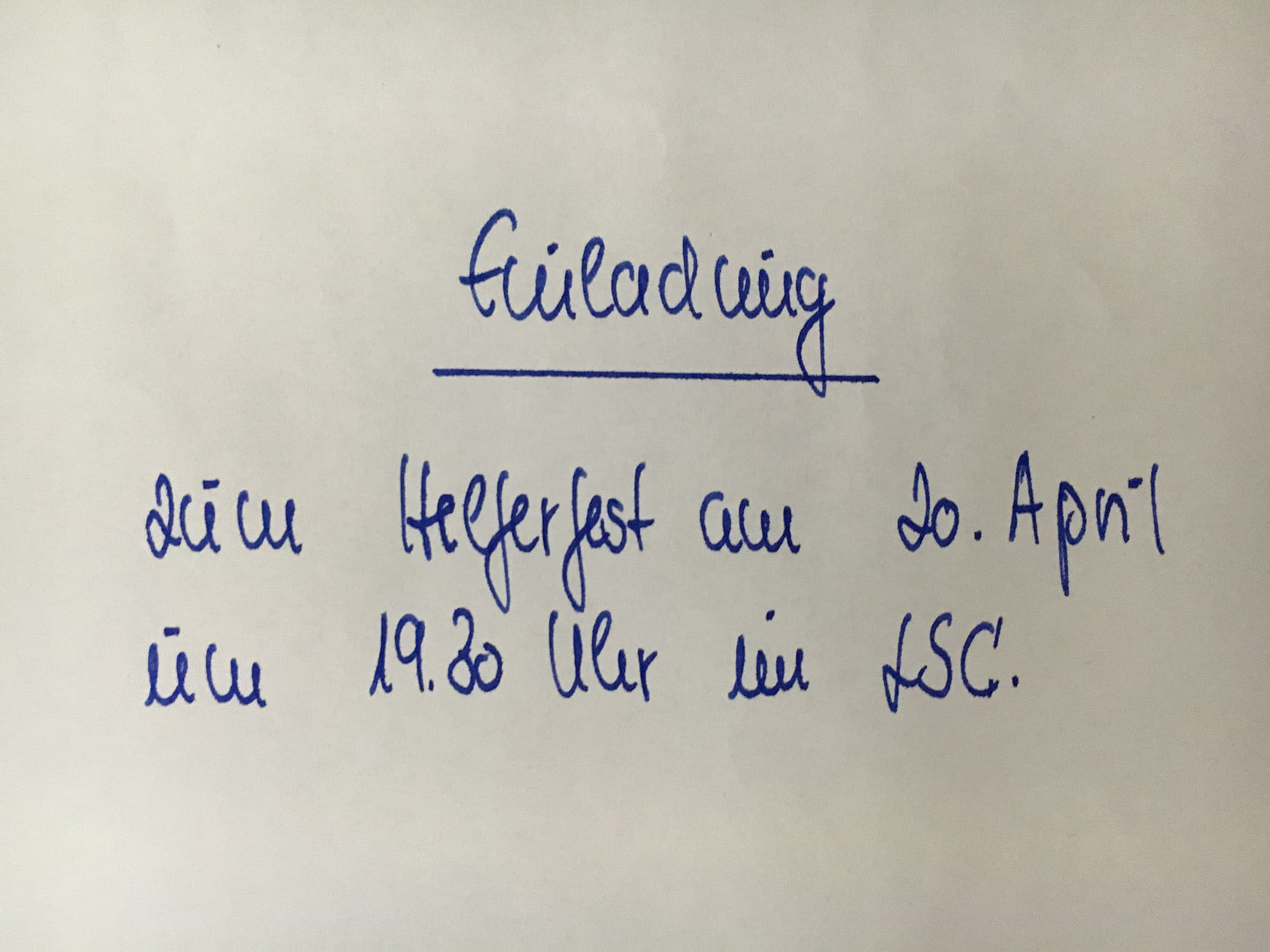 Einladung zum Erwachsenensegeln