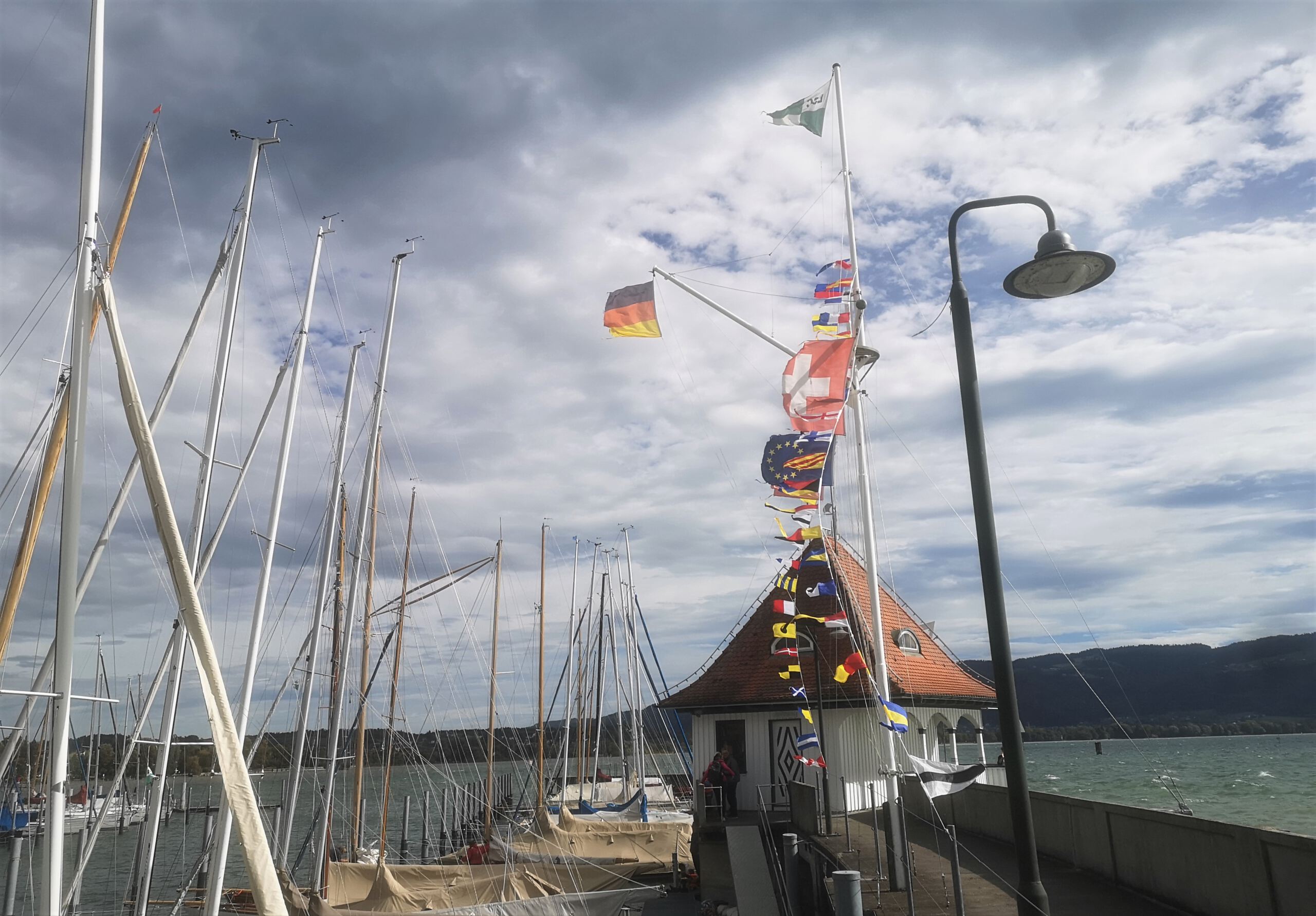 Viel Wind zum Absegeln