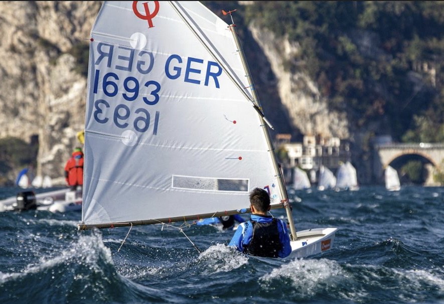 LSC Opti Segler beim Halloween Cup am Gardasee