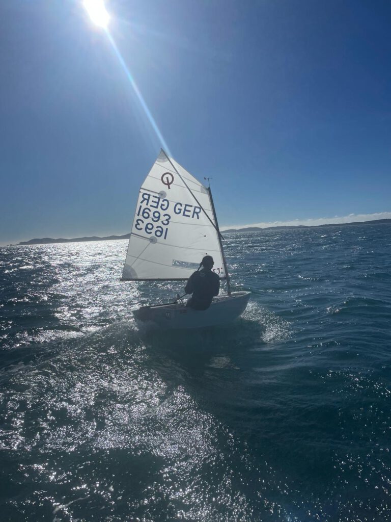 Fotos: Eva Kuttruff, Leni beim Kadetraining in Hyères