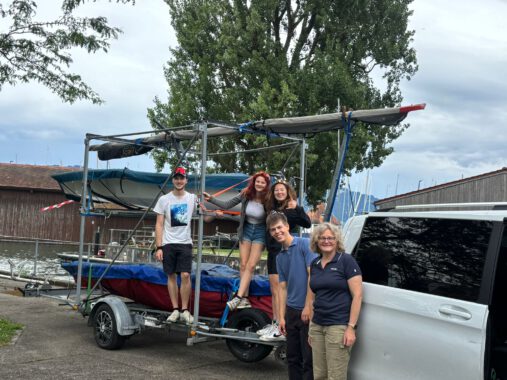 Zwei 29er-Crews beim Umsteiger-Training des bsv am Chiemsee
