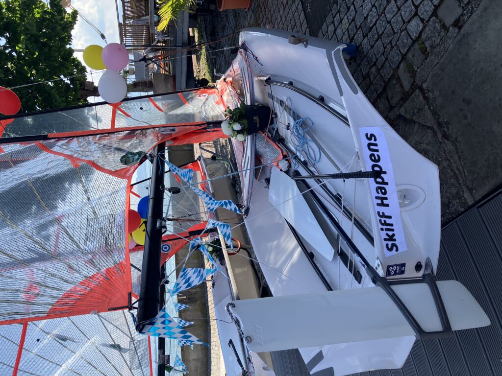 "Skiff Happens", einer der getauften Club-29er