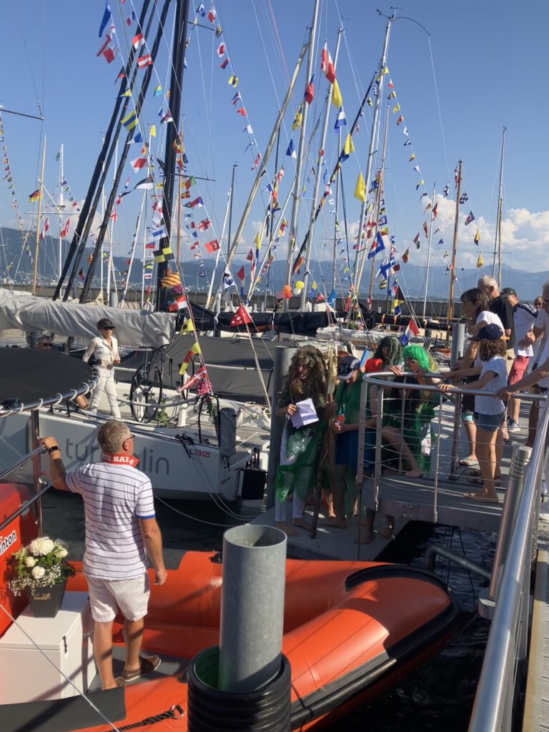 Neptun tauft das LSC-Arbeitsschiff Anton