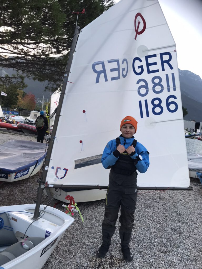 David Horber für den LSC am Gardasee