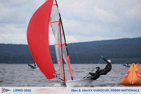 Tim Engstler beim 29er Eurocup am Lipno-See, Tschechische Republik