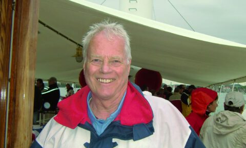 Hubert Henzler Foto Diederich Hubert Henzler an Bord der Hohentwiel.